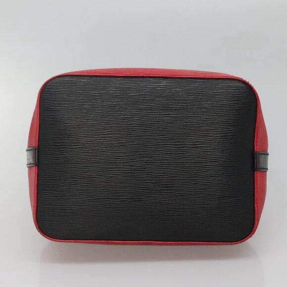 LOUIS VUITTON Epi Petit Noe Shoulder Bag Bicolor Black Red M44017 Auth 134616 - Picture 6 of 16